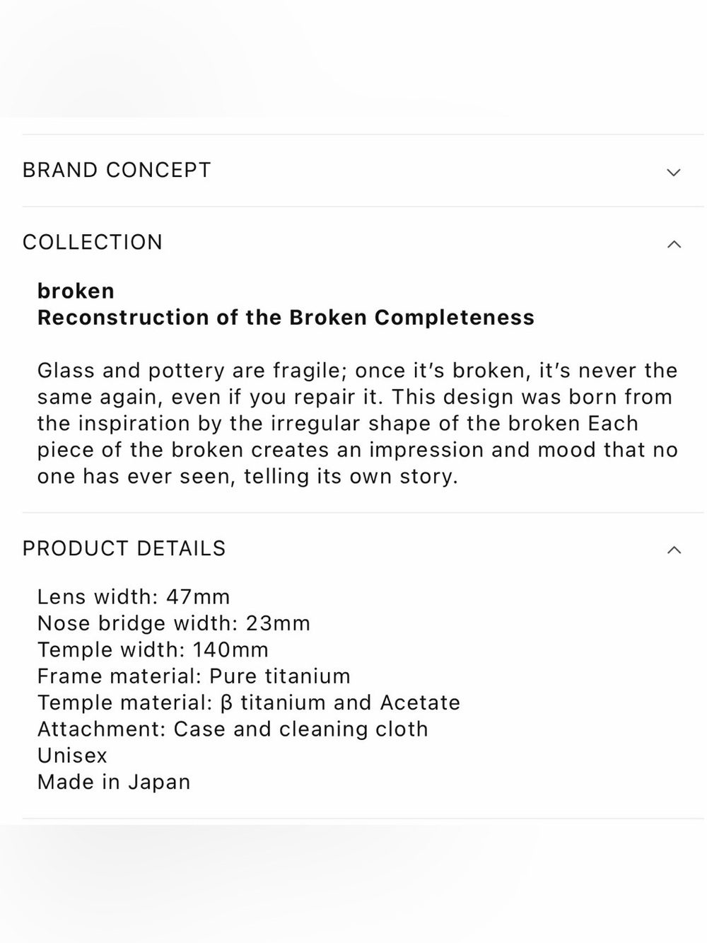MASAHIROMARUYAMA MM-0049 Broken Round Eyeglasses No.1 Black 47□23 140 Japan - Picture 10 of 11